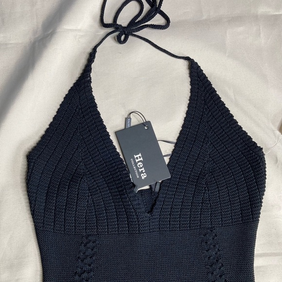 NEW Hera Collection Black Halter Romper - Picture 6 of 16